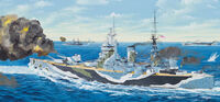 Trumpeter 1:200 Scale HMS Nelson 1944 British Battleship Plastic Model Kit 3708