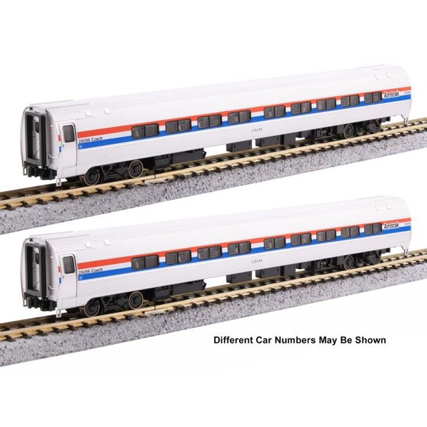 Kato 1066293 N Scale Amtrak Amfleet II Coach 2-Car Set #25000/25068