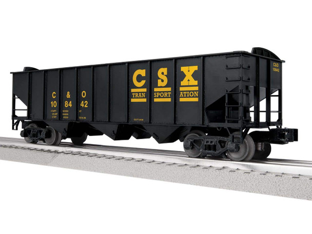 Lionel 2542229 O Scale CSX 3-Bay Peaked-End Hopper #108442