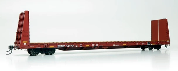 Rapido 147008A HO Scale BNSF Railway Marine Industries Bulkhead Flatcar #'s Vary