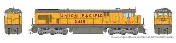 Rapido 42531 HO Scale Union Pacific GE C30-7 #2422 (DCC/Sound)
