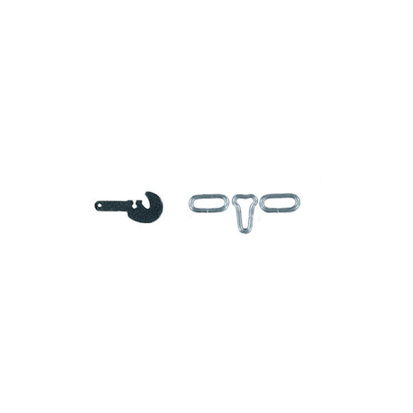 Peco PS625 O Scale Parkside O Instanter Couplings & Gedge Hooks 8-Pack