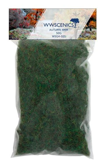 WWScenics WSG4-021 All Scale 4mm Autumn Static Grass 50g Refill