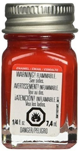 Testors Enamel Paint, Gloss Red, 1/4-Ounce