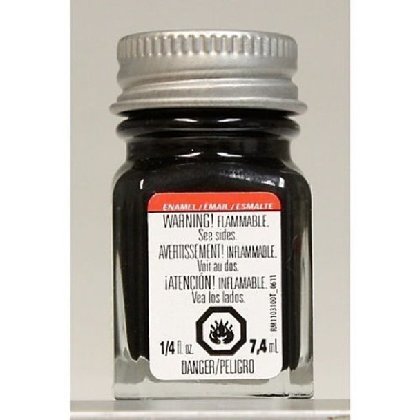 Testors Enamel Paint .25oz-Black Metallic