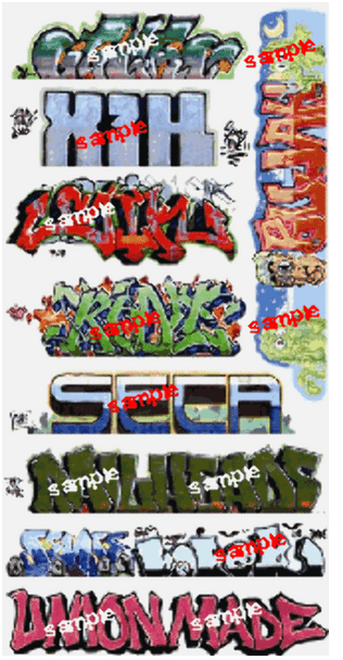 Blair Line LLC 2260 HO Scale Graffiti Decals Mega Set #11