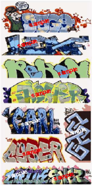 Blair Line LLC 2261 HO Scale Graffiti Decals Mega Set #12