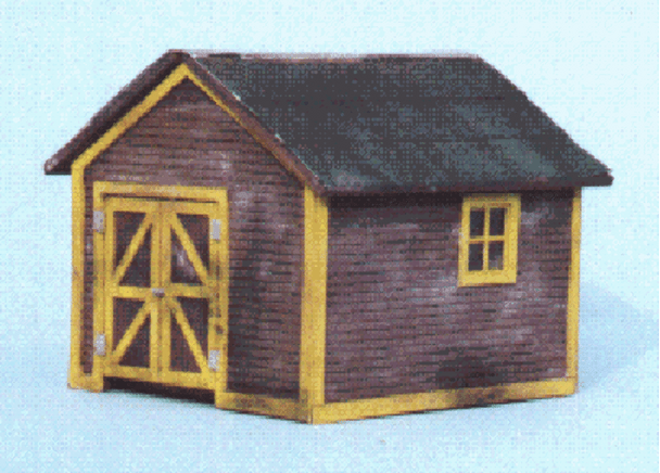 Blair Line LLC 175 HO Scale Section Car Toolhouse Kit Unassembled Wood Kit