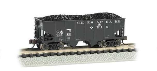 Bachmann 19555 N Scale Chesapeake & Ohio - USRA 55 Ton 2-Bay Hopper