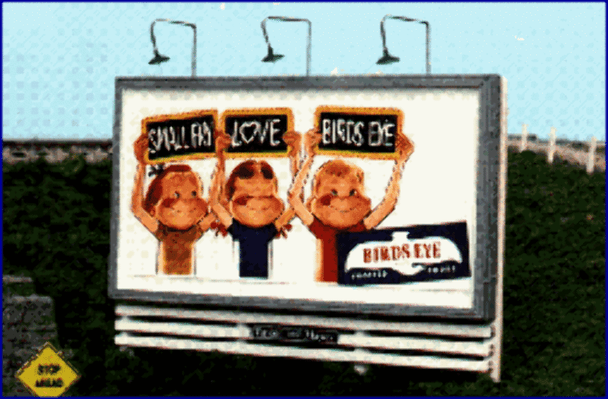 Blair Line LLC 1433 N Scale Pole Billboard