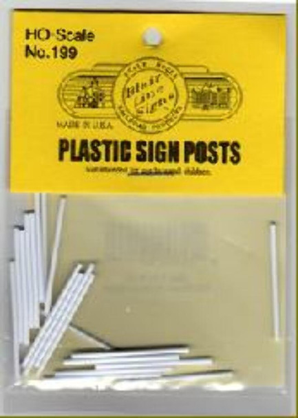 Blair Line LLC 099 N Scale Plastic Sign Posts (20)