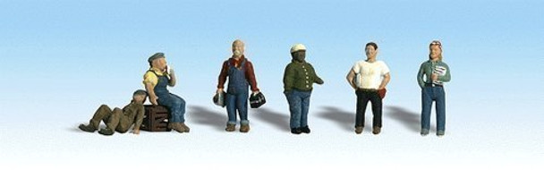 Woodland Scenics HO Scale Scenic Accents Figures/People Set Factory Workers (6)