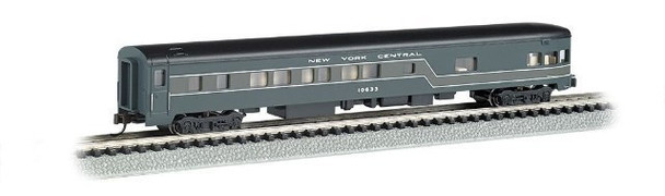 Bachmann 14355 N Scale New York Central - 85ft Smooth-Sided Observation