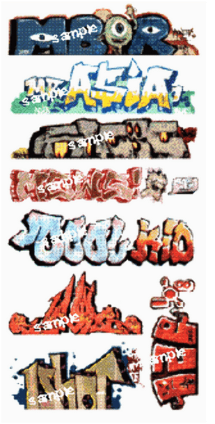 Blair Line LLC 2244 HO Scale Graffiti Decals Mega Set #1