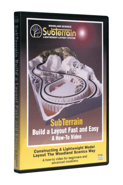 Woodland Scenics ST1400 SubTerrain: Build A Layout Fast and Easy DVD
