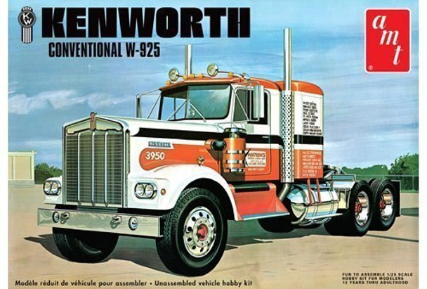 AMT 1021 1:25 Kenworth W925 Conventional Model Kit