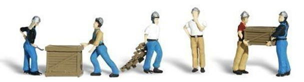 Woodland Scenics A1823 HO Scale Dock Workers (6)
