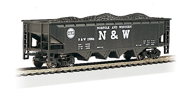 Bachmann 17607 HO Scale N&W 40' QUAD Hopper #12986