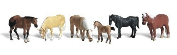 Woodland Scenics A2141 N Scale Farm Horses