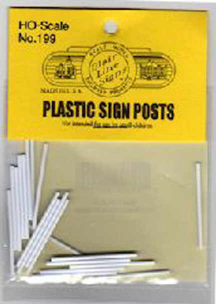 Blair Line LLC 199 HO Scale Plastic Posts (20)