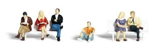 Woodland Scenics A2129 N Scale People Sitting