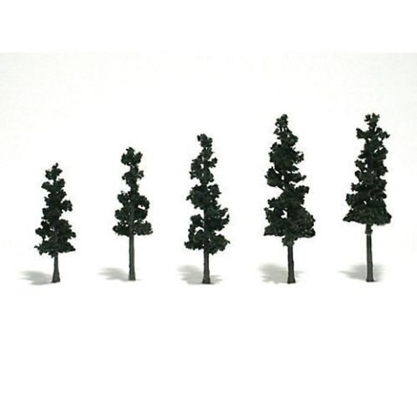Woodland Scenics TR1560 2 1/2" - 4" Conifer Green (5)