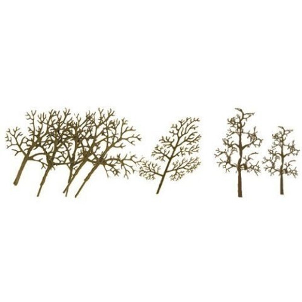 JTT Scenery 94128 HO Scale Sycamore 3" To 4" Premium Armature Trees (16)