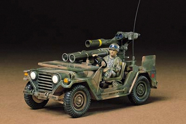 Tamiya 35125 1/35 Scale U.S. M151A2 W/Tow Launcher Kit