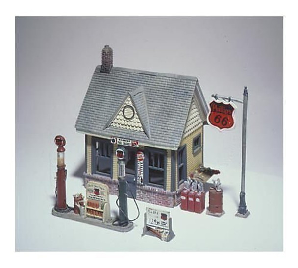 Woodland Scenics D223 HO Scale Gas Station Kit