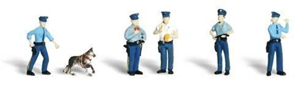 Woodland Scenics A2122 N Scale Policemen