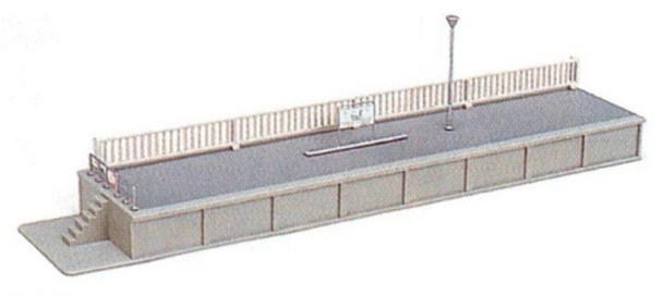 Kato 23-112 N One-Sided Platform End #1 - 200mm (7 7/8") long