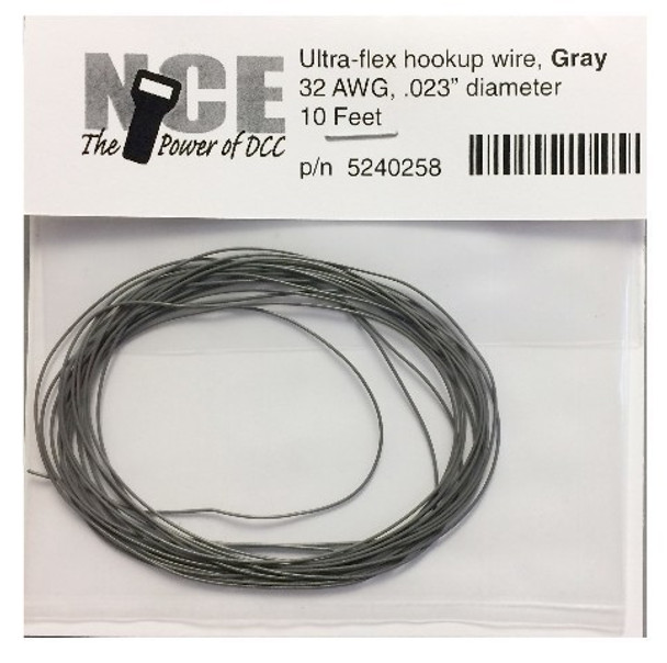 NCE 5240258 GRAY WIRE 32AWG 10FT