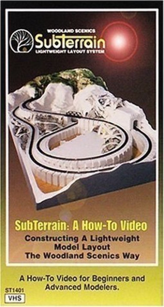 Woodland Scenics ST1401 SubTerrain: Build A Layout Fast and Easy VHS