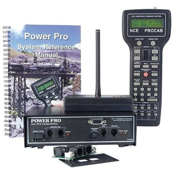 NCE NCE5240002 Power Pro Starter Set w/Radio, PH-PRO-R/5A