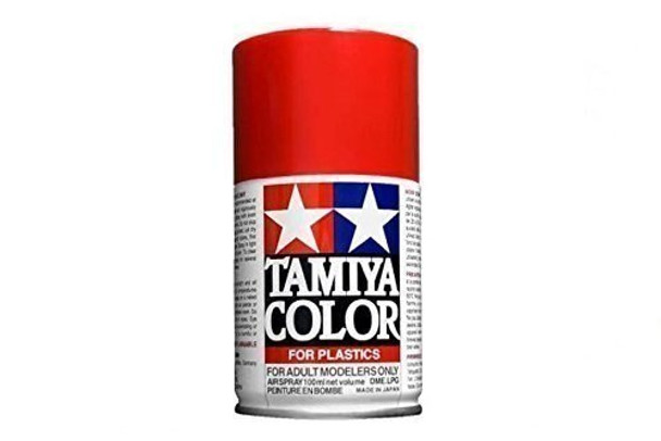 Tamiya TAM85086 Lacquer Spray, TS-86 Brilliant Red, 100ml
