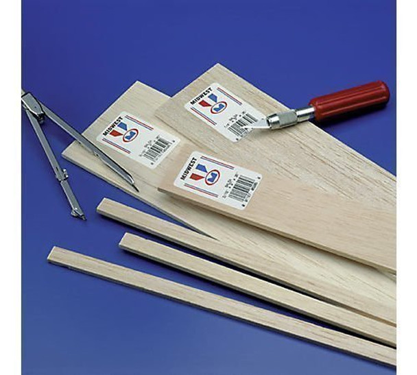 Midwest Products 6308  3" BALSA 3/8*3*36