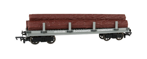 Bachmann 77004 HO Scale SODOR LOGGING FLAT W/LOGS