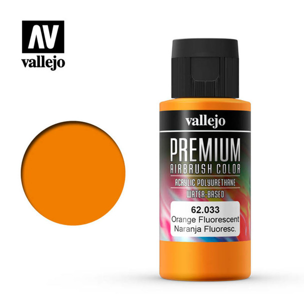 Vallejo 62033 Fluorescent Orange 60 ml