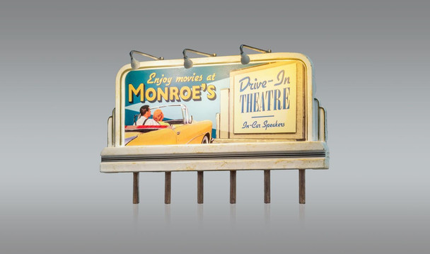 Woodland Scenics JP5794 HO Scale Monroe's Drive-In