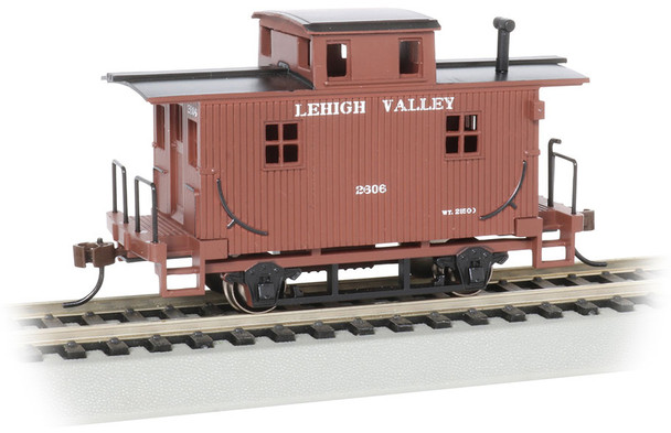 Bachmann 18405 HO Scale Old Time Bobber Caboose Lehigh Valley