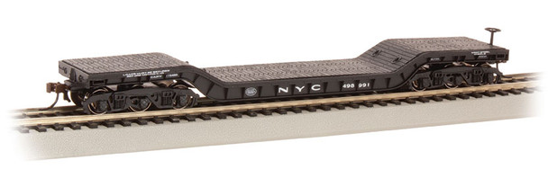 Bachmann 18341 HO Scale 52' Center Depressed Flat Car NYC #498991