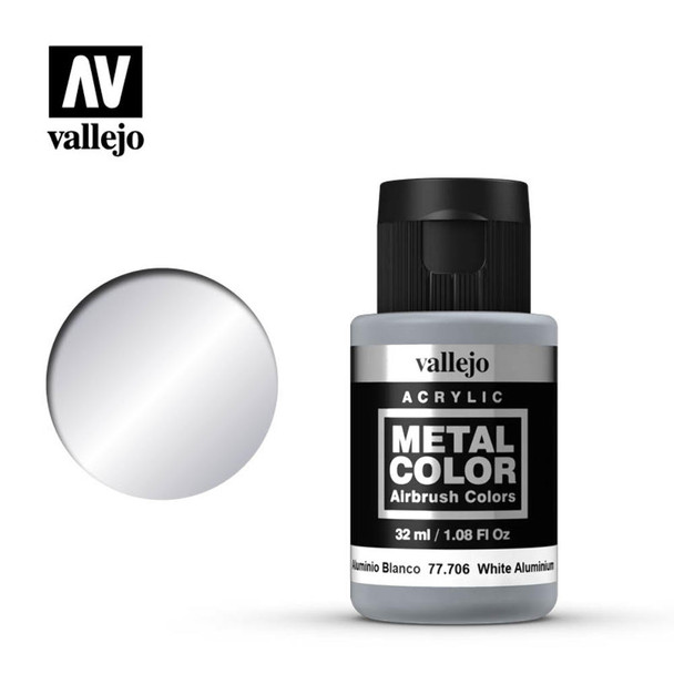 Vallejo 77706 White Aluminium 32 ml