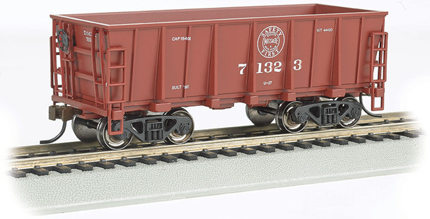 Bachmann 18611 HO Duluth, Missabe & Iron Range #71323, Mineral Red - Ore Car