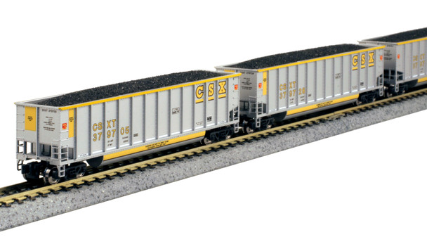 Kato 1064627 N Bethgon Coalporter 8-Car Set CSX Kato 1064627 N Bethgon Coalporter 8-Car Set CSX