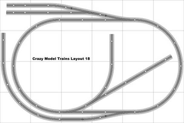 Bachmann E-Z Track Train Layout #018D Train Set HO Scale 4' X 6' DCC Switches