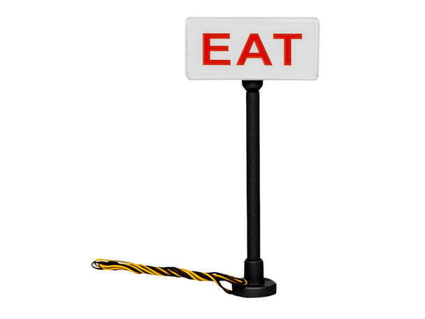 Lionel 1956210 HO Scale "EAT" Lighted Signs (2)