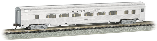 Bachmann 14755 N Scale Santa Fe 85' Coach With Lighted Interior #3083