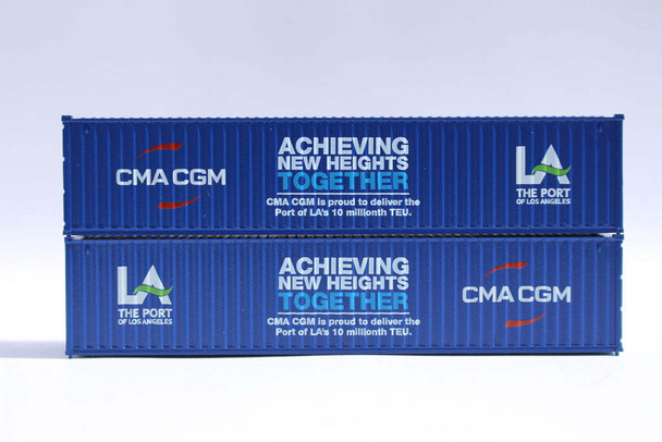 Jacksonville 405350 N Scale CMA CGM 40' Std. Replica Container (ONE CONTAINER)