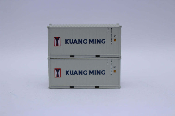 Jacksonville 205436 N Scale Kuang Ming 20' Std. Height Containers (2)