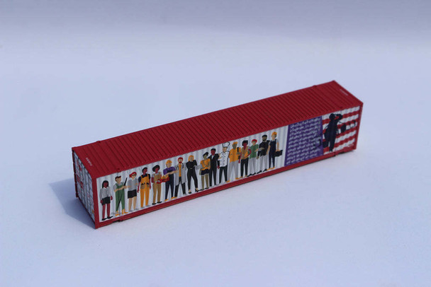 Jacksonville 485026 N Scale "VS" Labor Day 48' High Cube Container